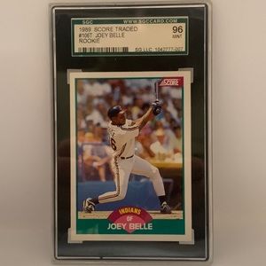 1989 Score Traded Joey Belle Albert Belle #106T Graded SGC MINT 96 (MISC3)
